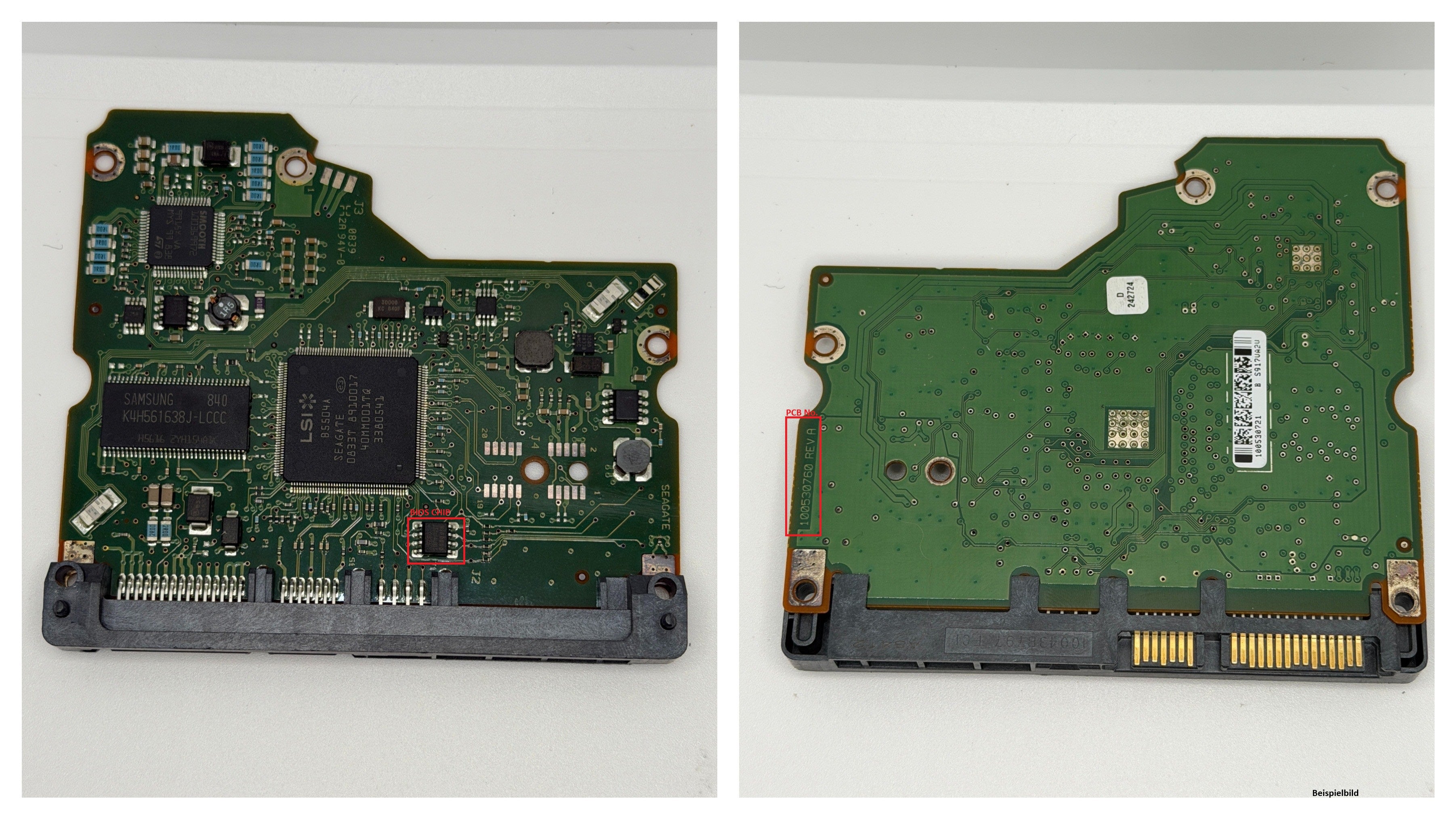 Seagate PCB Logic Board - Circuit Board - 100530760 REV A