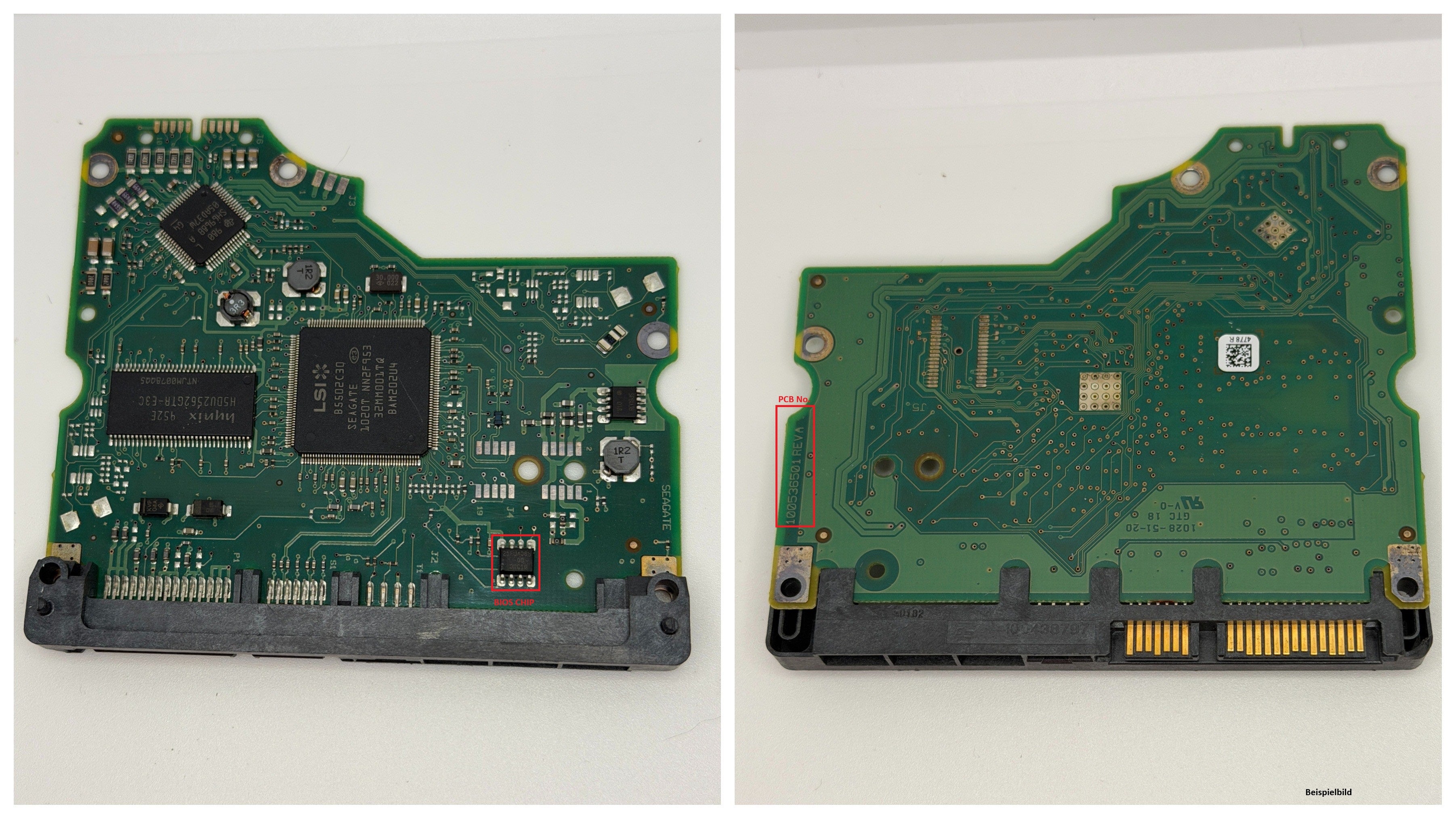 Seagate PCB Logic Board - Circuit Board - 100536501 REV A