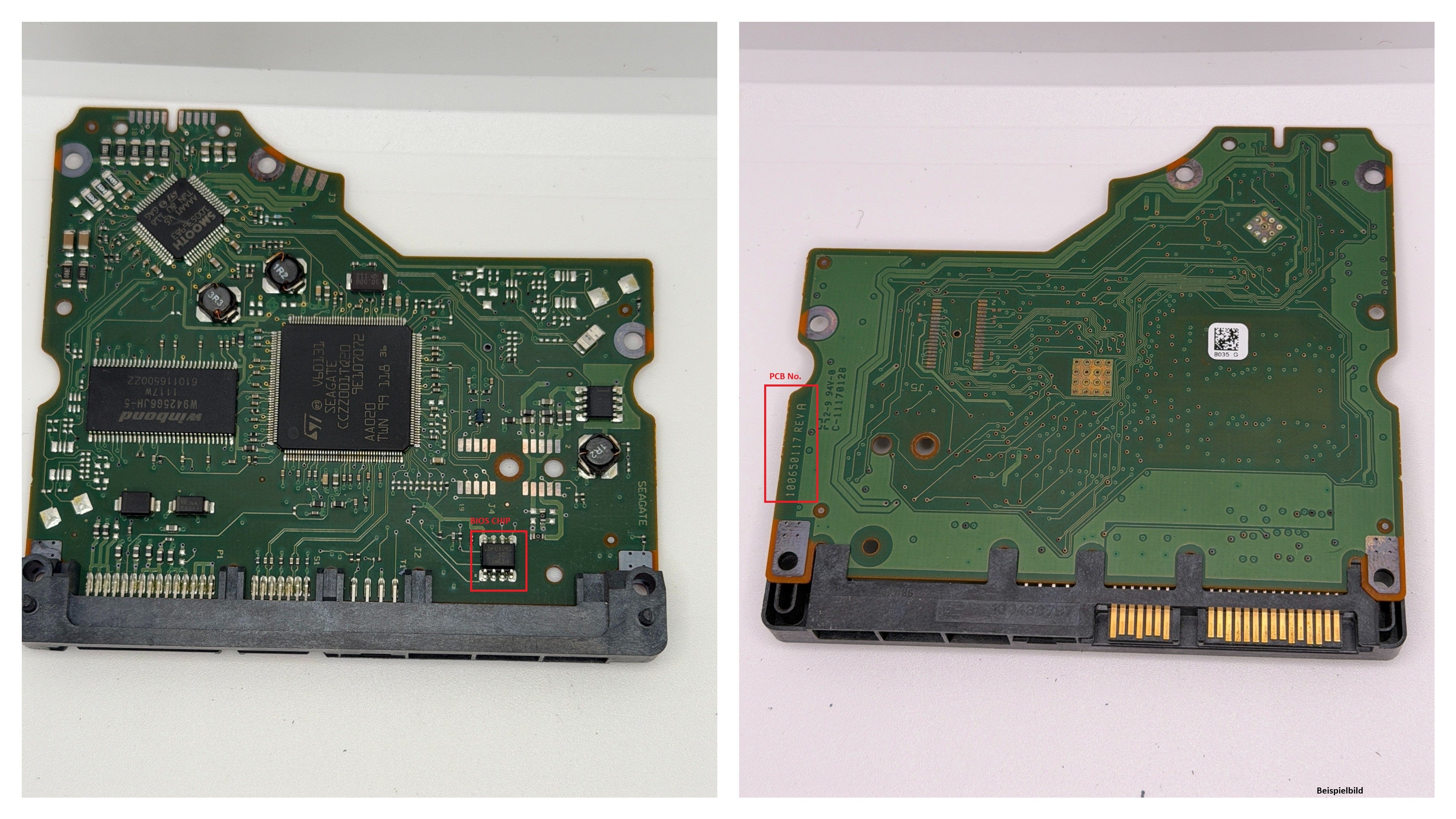 Seagate PCB Logic Board - Circuit Board - 100650117 REV A