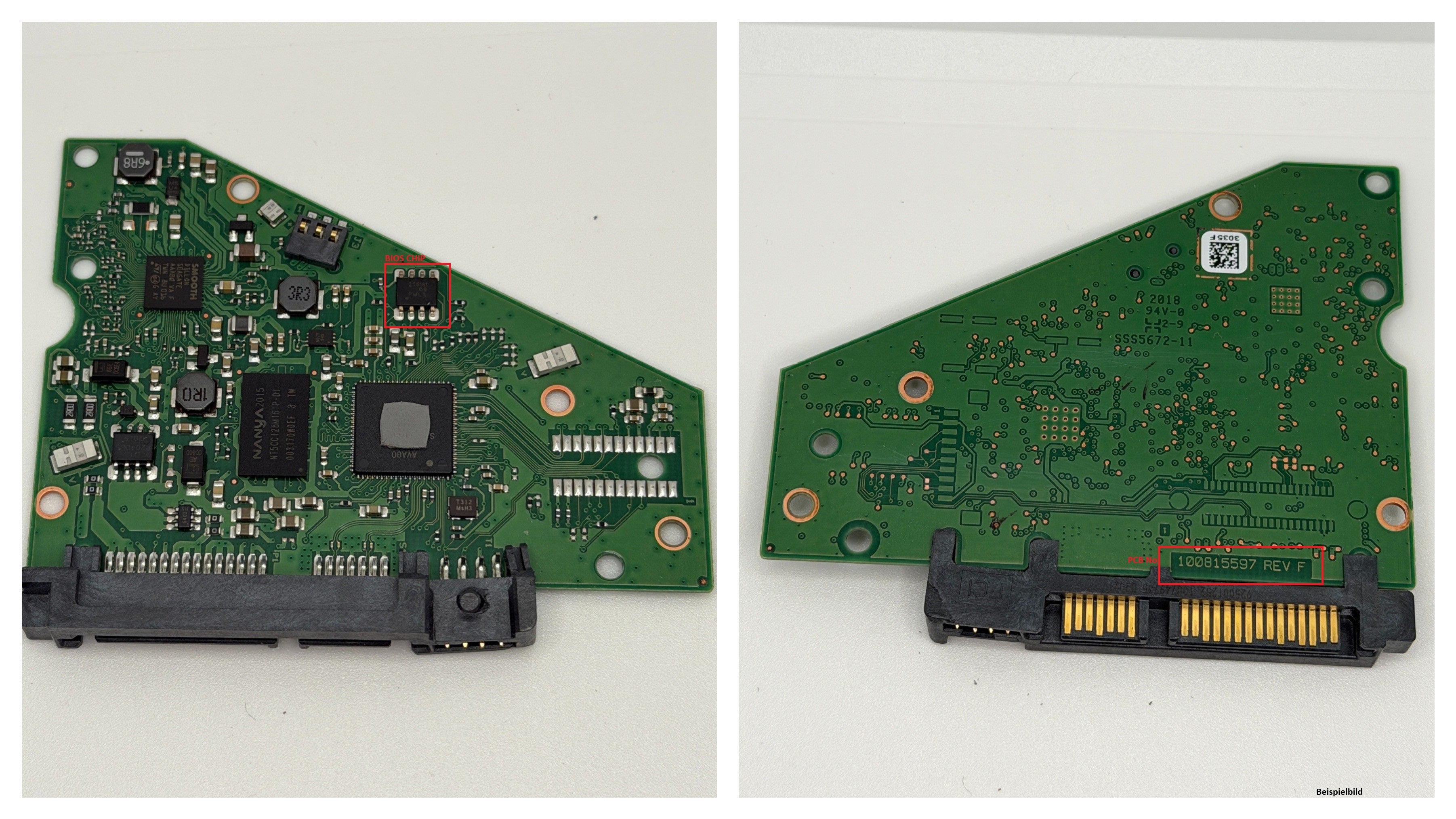 Seagate PCB Logic Board - Circuit Board - 100815597 REV F