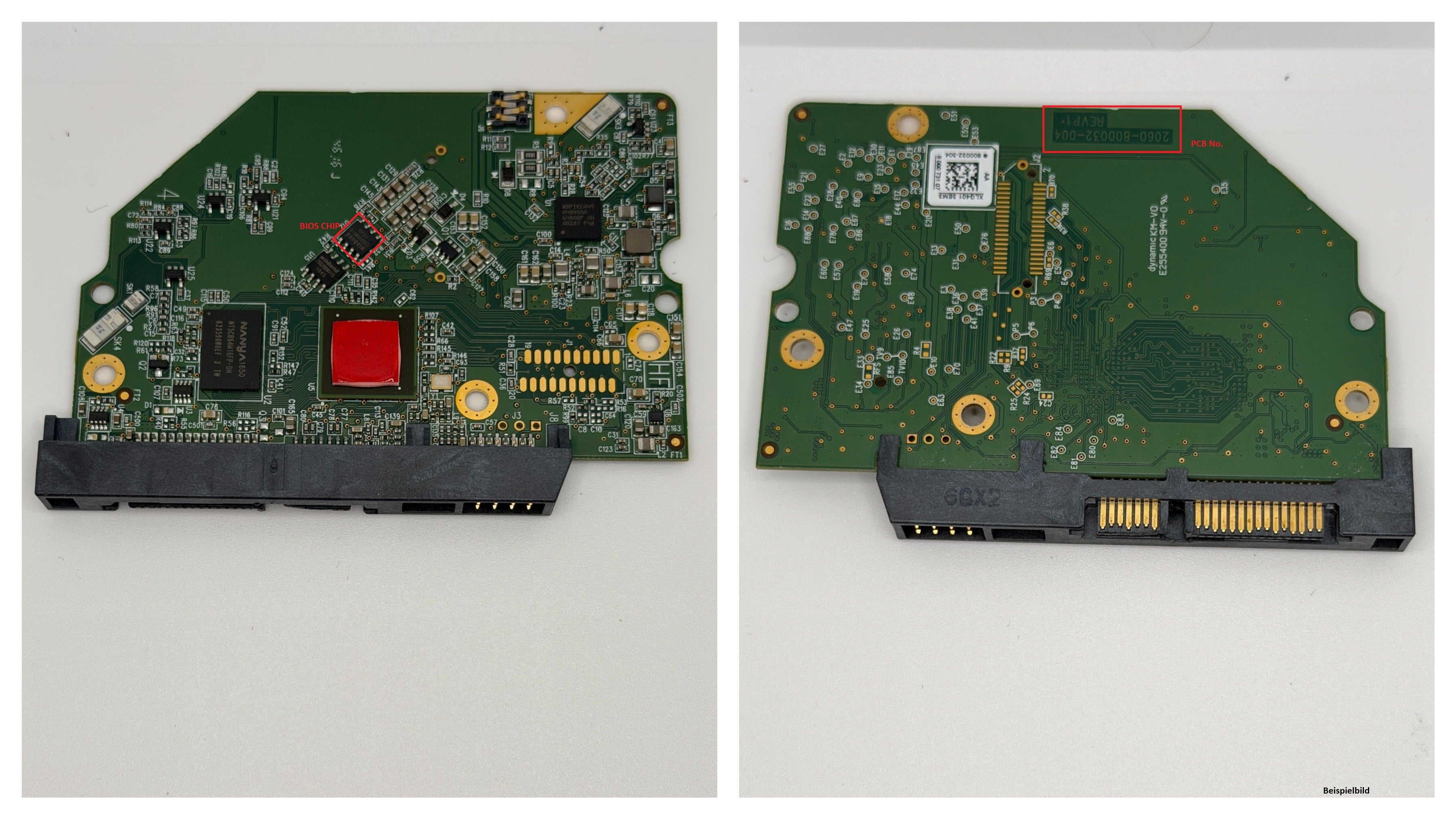 Western Digital PCB Logic Board - Circuit Board - 2060-800032-004 REV P1