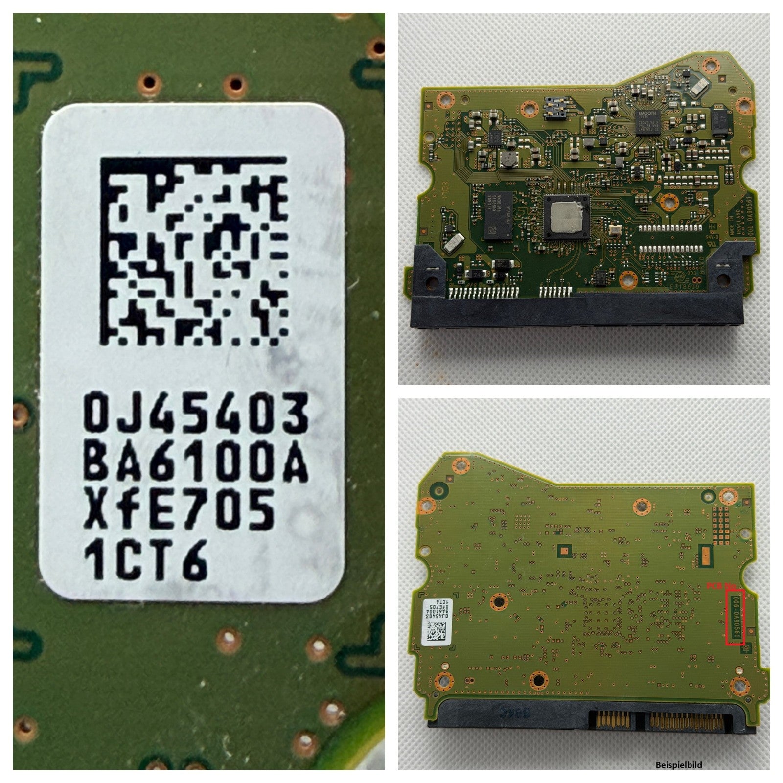 HITACHI / HGST Western Digital PCB Logic Board 006 0A90561- 0J45403-BA6100A