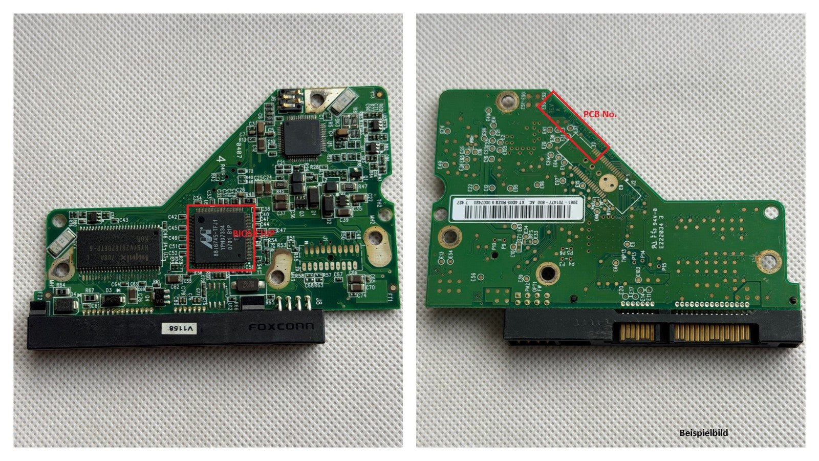 Western Digital PCB Logic Board - Circuit Board - 2060-701477-001 REV A
