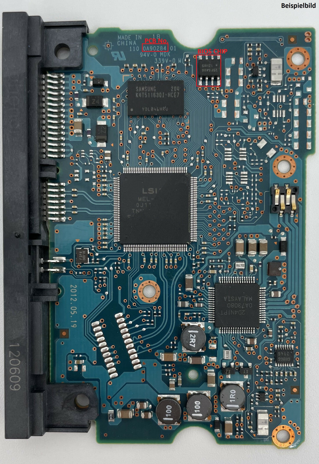 HITACHI HGST PCB Logic Board 0A90284 - Circuit Board - 0J14078 BA4443A