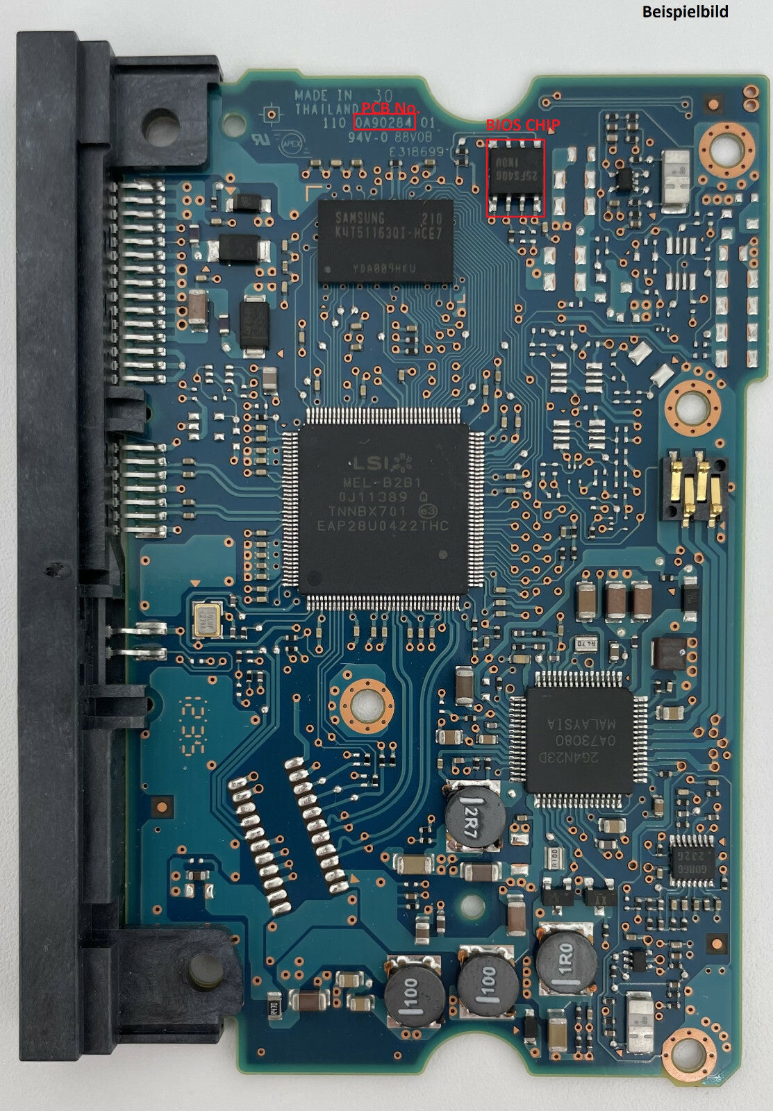 HITACHI HGST PCB Logic Board 0A90284 - Circuit Board - 0J14078 BA4443B