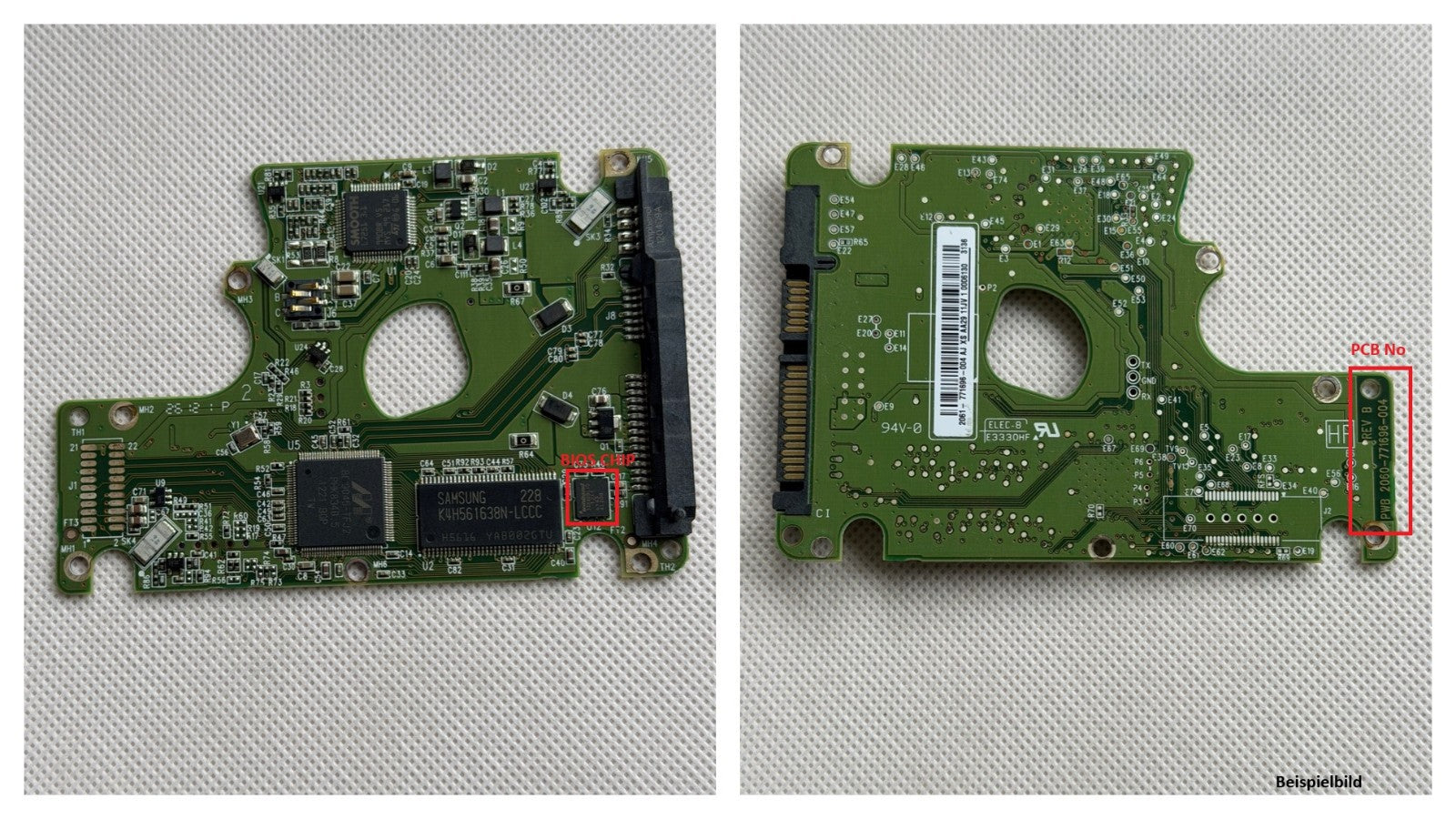 Western Digital PCB Logic Board - Circuit Board - 2060-771696-004  REV B
