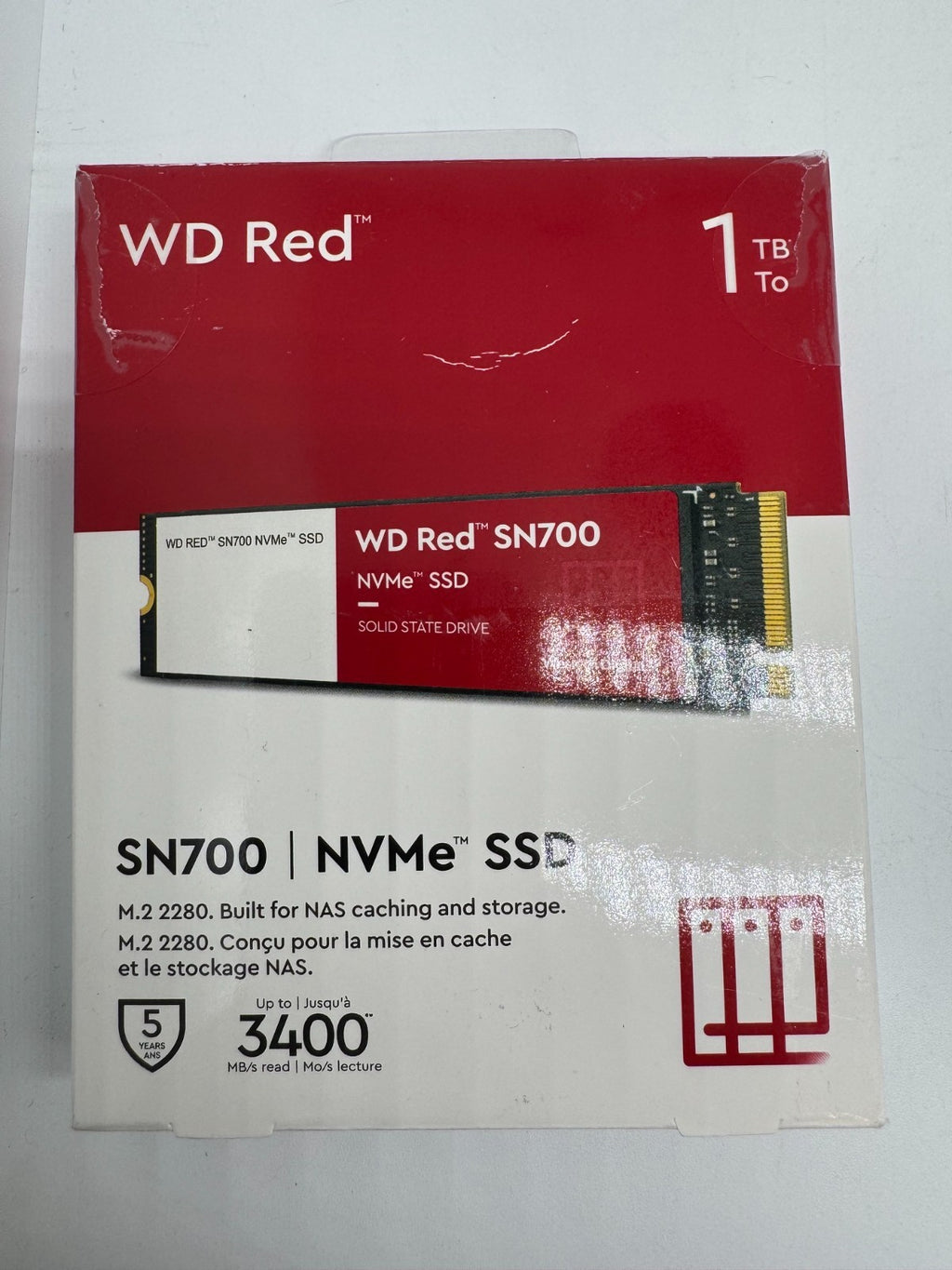 Western Digital Red SN700 1TB NVMe SSD interne Festplatte (WDS100T1R0C) -367