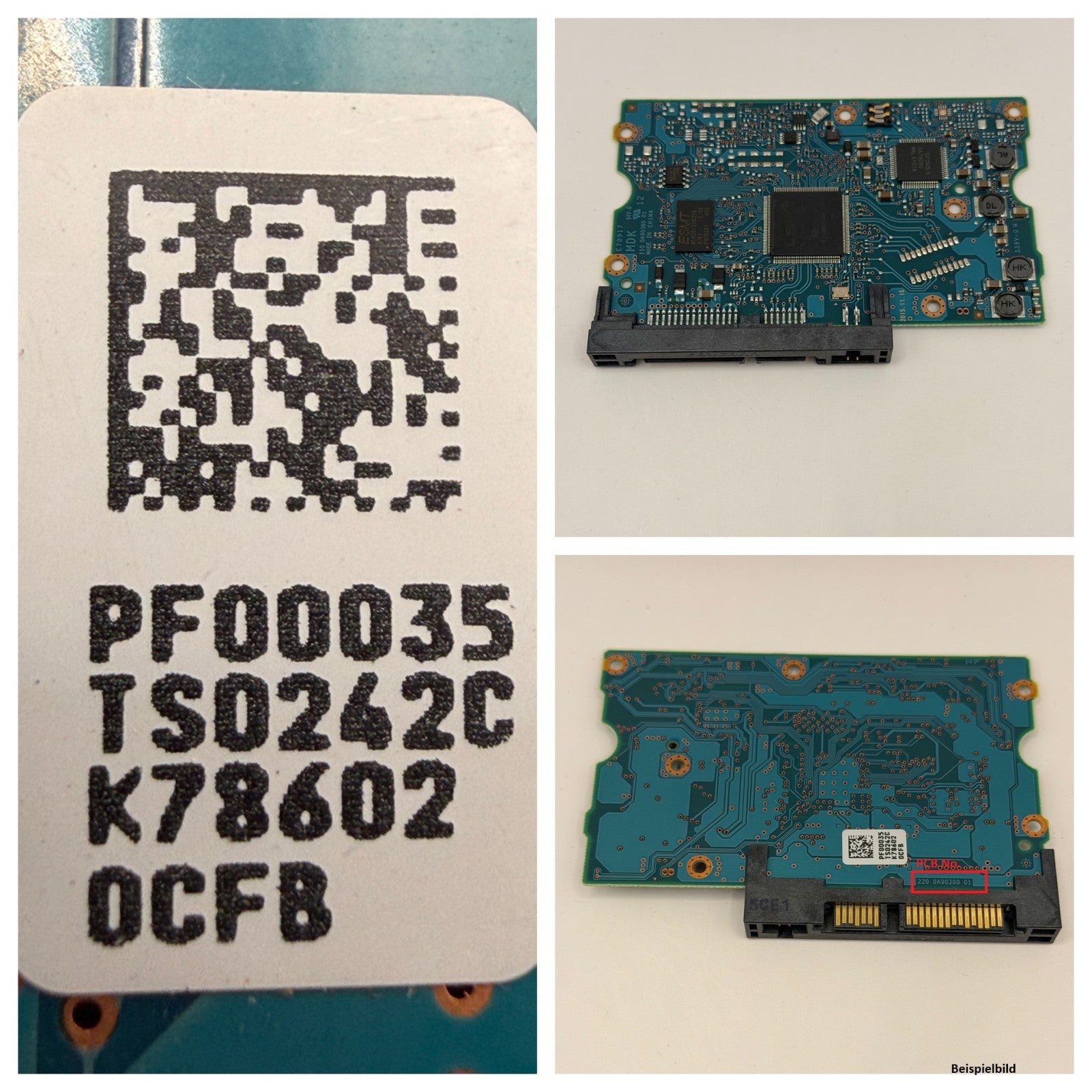 TOSHIBA  PCB Logic Board  220-0A90380 01 - Circuit Board - PF00035 TS0242C
