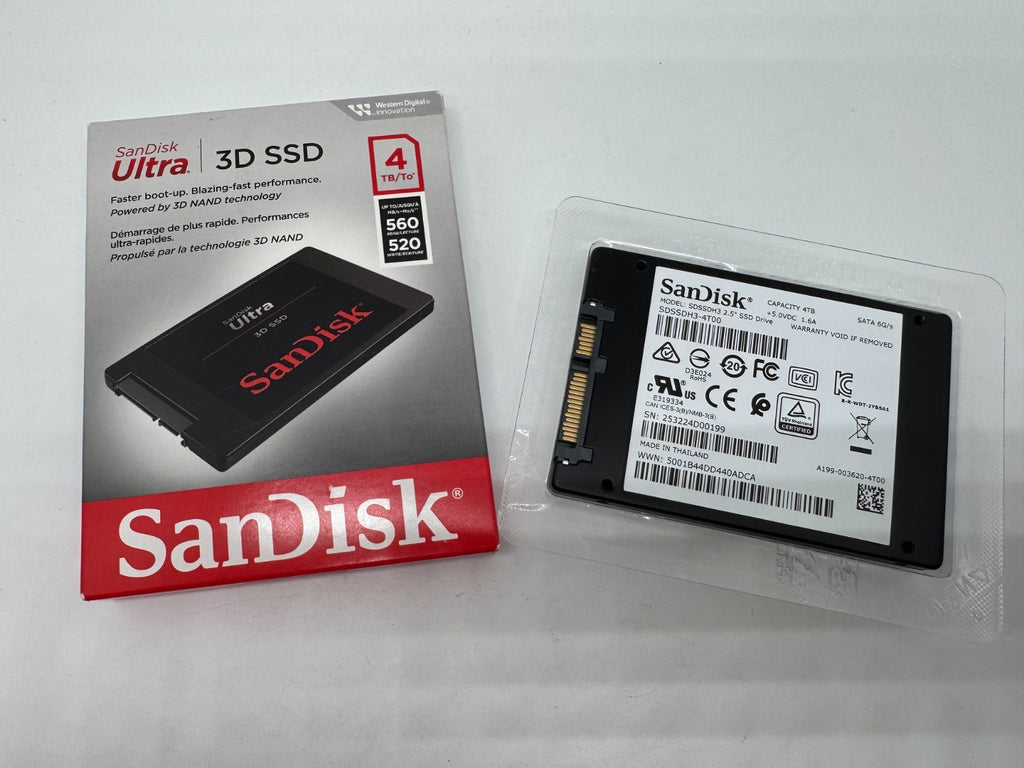 SanDisk Ultra 3D 4TB SSD interne Festplatte (SDSSDH3-4T00) 4 TB - 100%