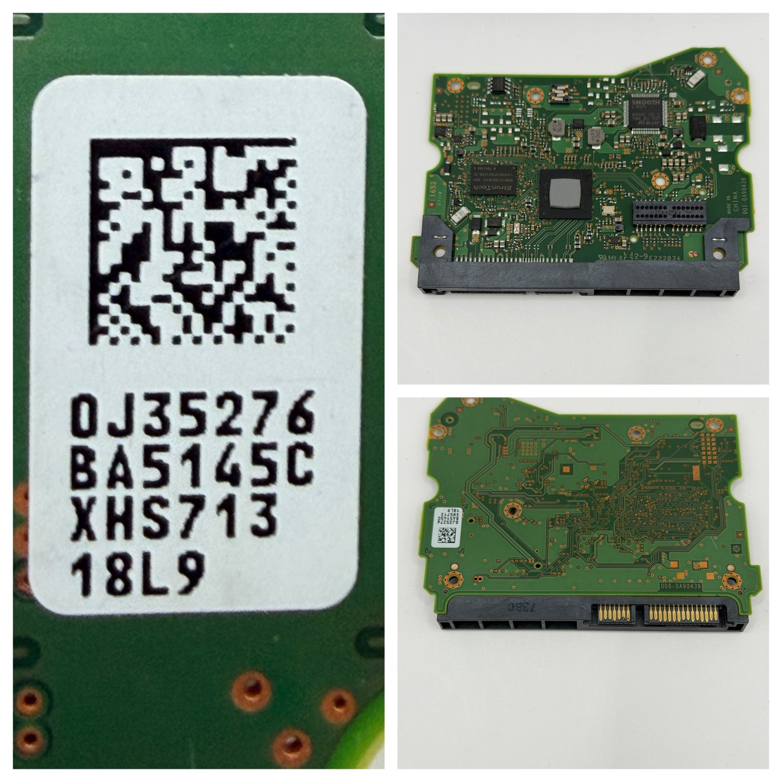 HGST Western Digital PCB Logic Board 006-0A90439- 0J35276-BA5145C