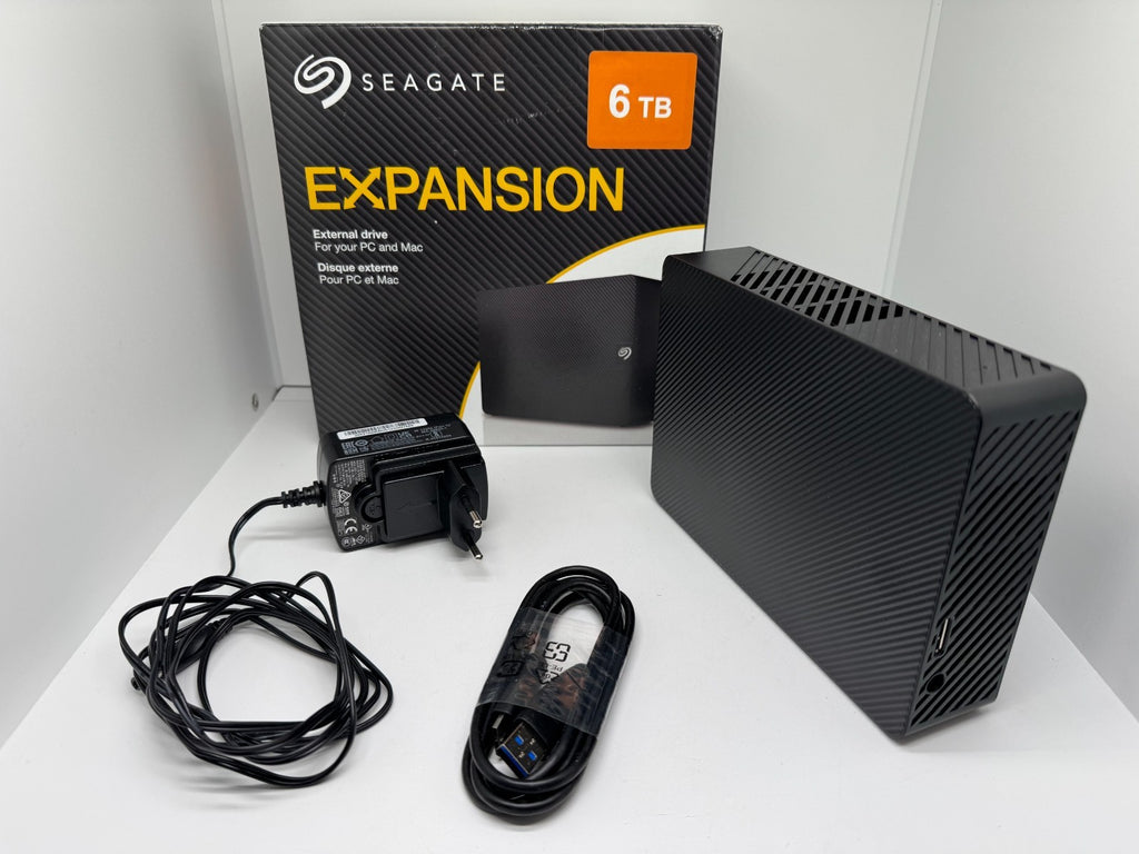 Externe 6TB Festplatte im Seagate Expansion Gehäuse 3,5 Zoll USB 3.0 18O1K0AGFT