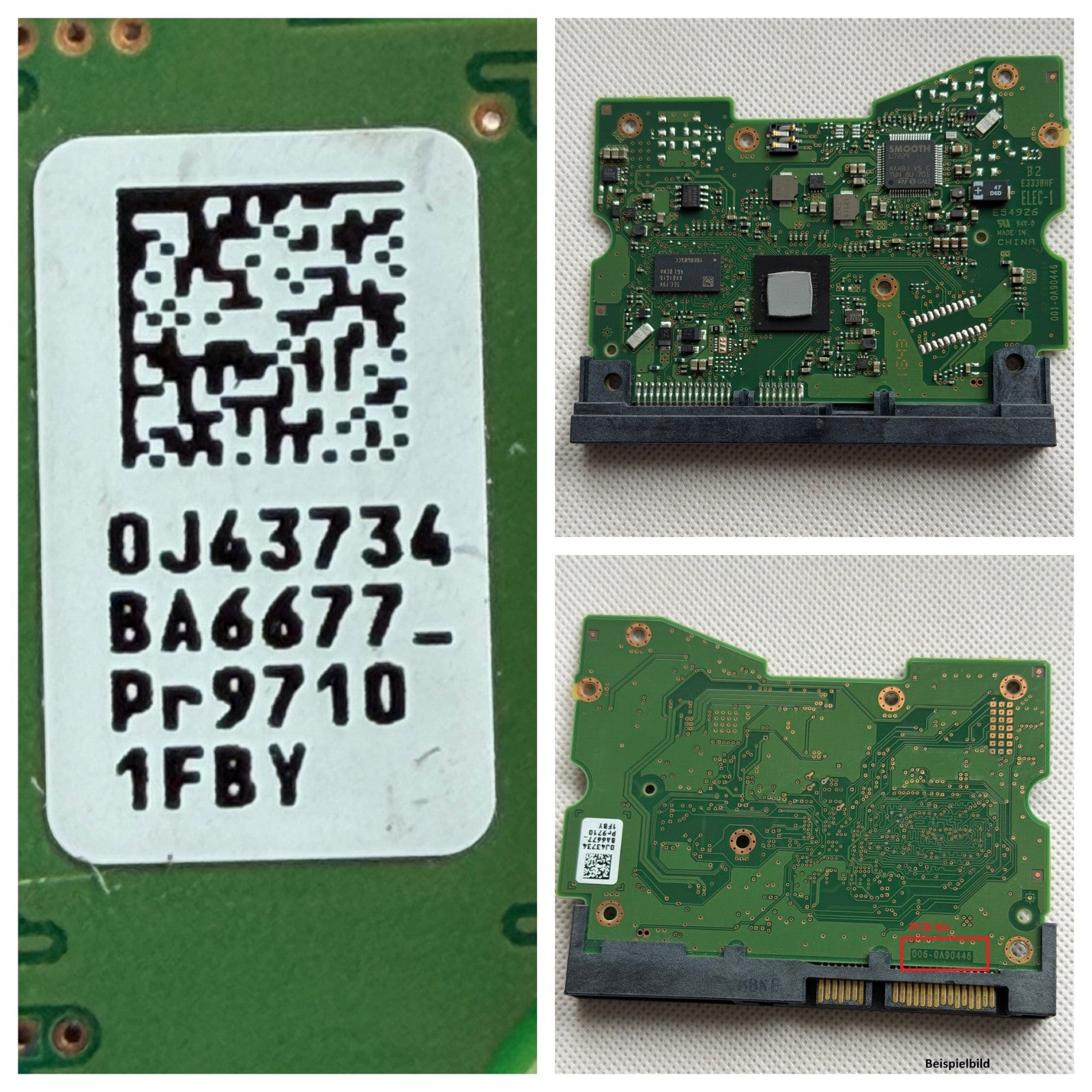 HITACHI HGST PCB Logic Board 006-0A90446 - Circuit Board - 0J43734 BA6677_