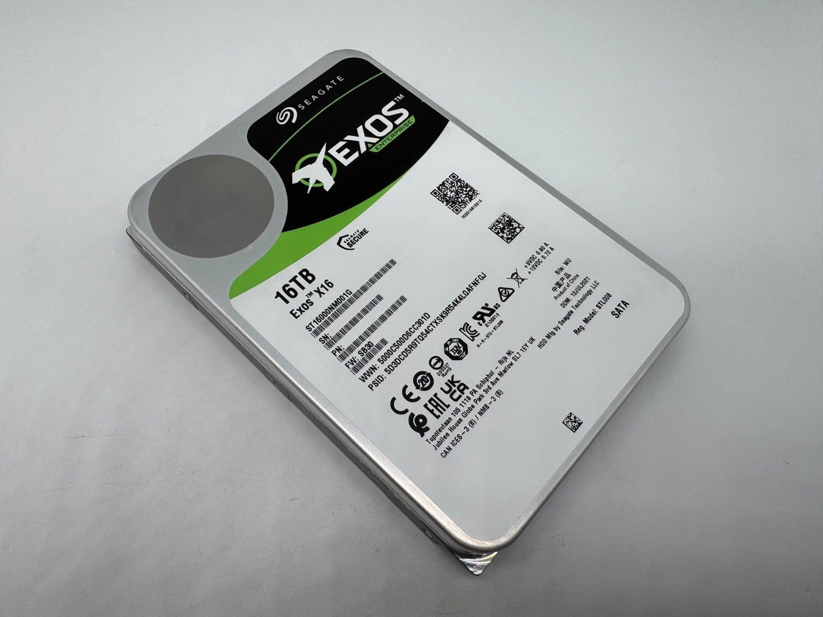2 Stück Seagate Exos X16 16TB interne Festplatte ST16000NM001G 3,5 Zoll SATA3