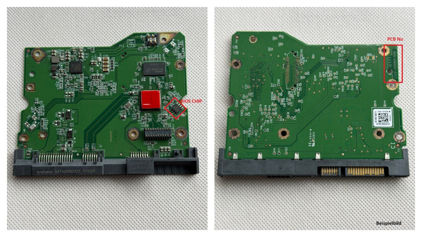 Western Digital PCB Logic Board - Circuit Board - 2060-800001-000  REV P1