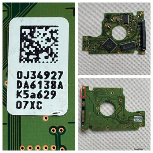 HITACHI HGST PCB Logic Board  220-0A90427 01 - Circuit Board - 0J34927 DA6138A