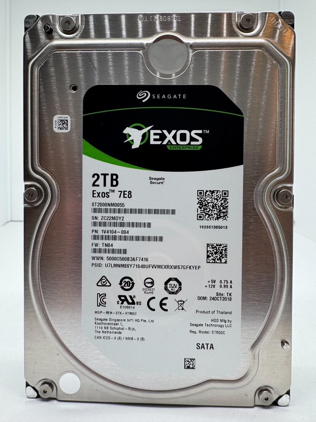 Seagate Exos 7E8 ST2000NM0055 HDD interne Festplatte 2TB Festplatte SATA3