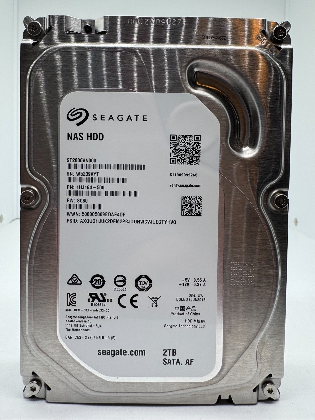 Seagate NAS HDD ST2000VN000 HDD interne Festplatte 2TB Festplatte SATA3