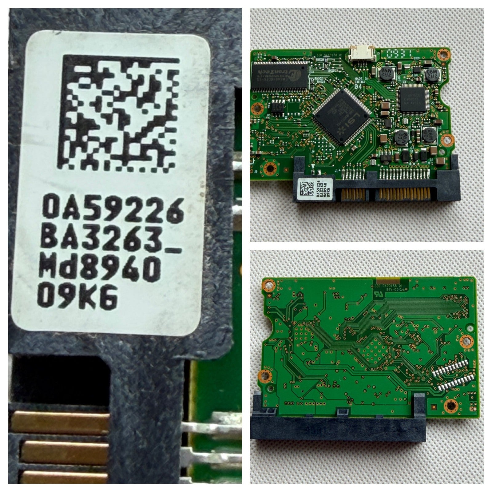 HITACHI HGST PCB Logic Board 220 090158 01 - Circuit Board - 0A59226 BA3263_