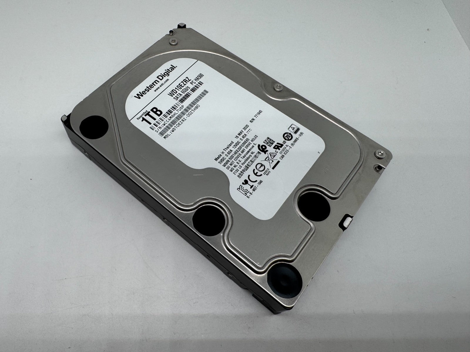Western Digital WD10EZRZ 00Z5HB0 - WD Blue 1TB Festplatte 5400RPM SATA 3 -1 TB