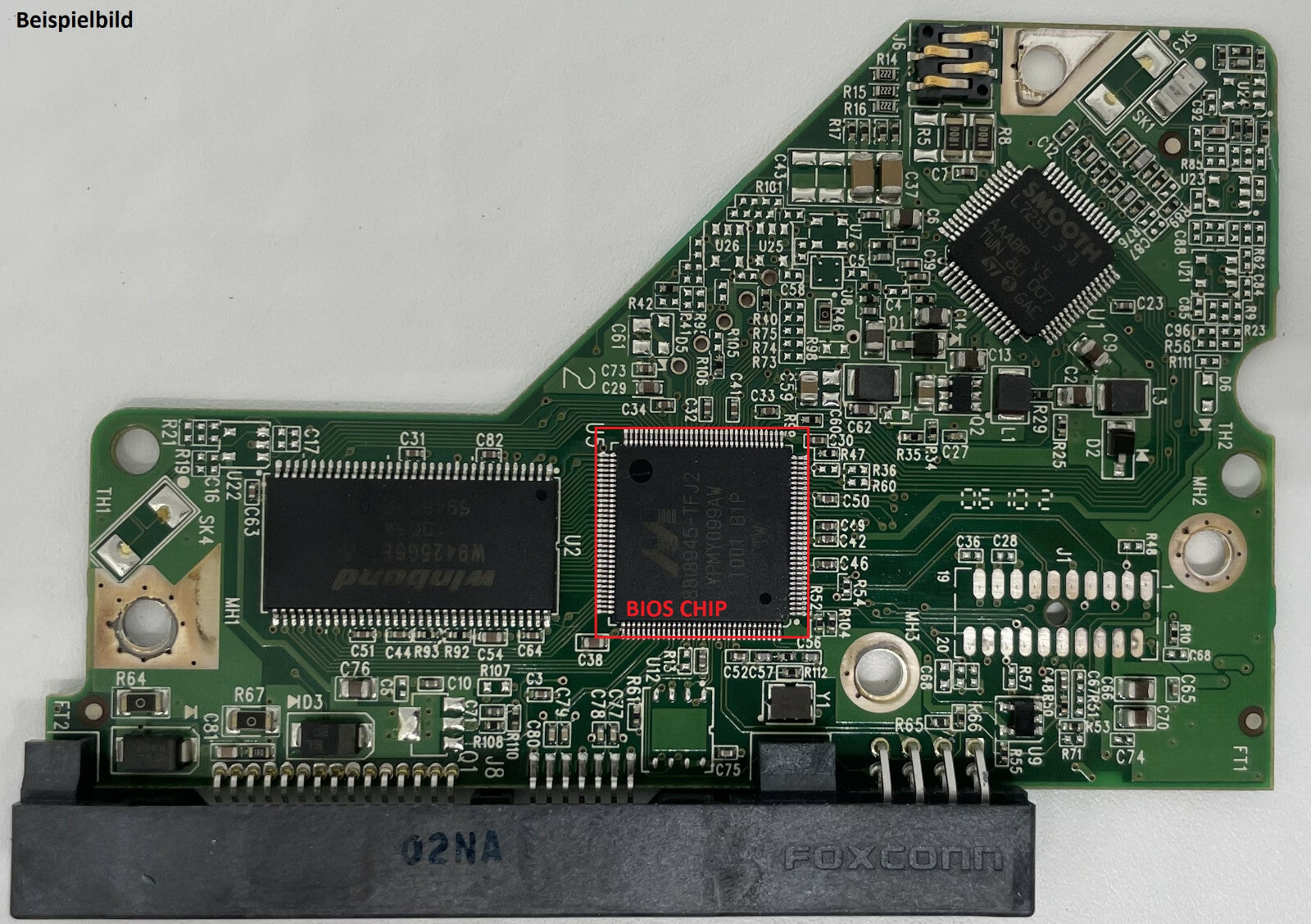 Western Digital PCB Logic Board - Circuit Board - 2060-701640-001 REV A