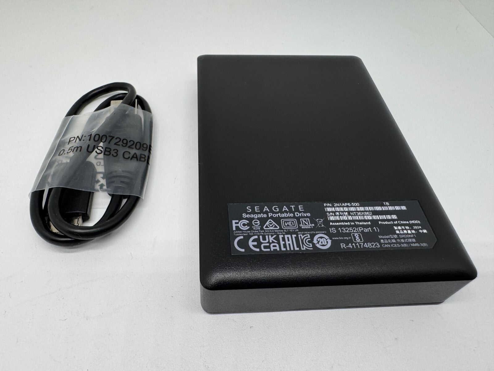 Externe Festplatte im 2,5" Seagate Portable Gehäuse 500GB 1TB 2TB 4TB 5TB