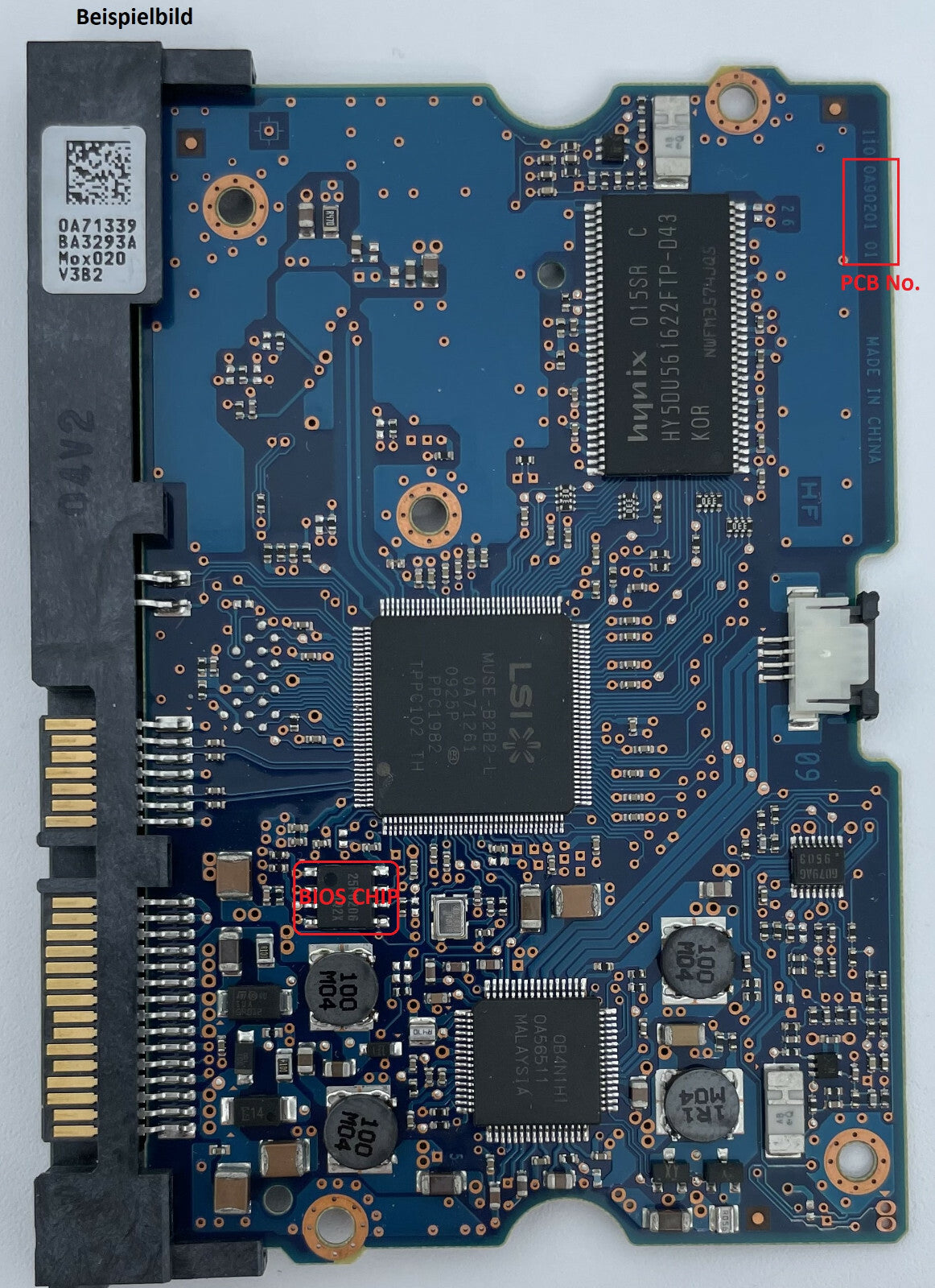 HITACHI HGST PCB Logic Board 0A90201 - Circuit Board - 0A71339 BA3293A