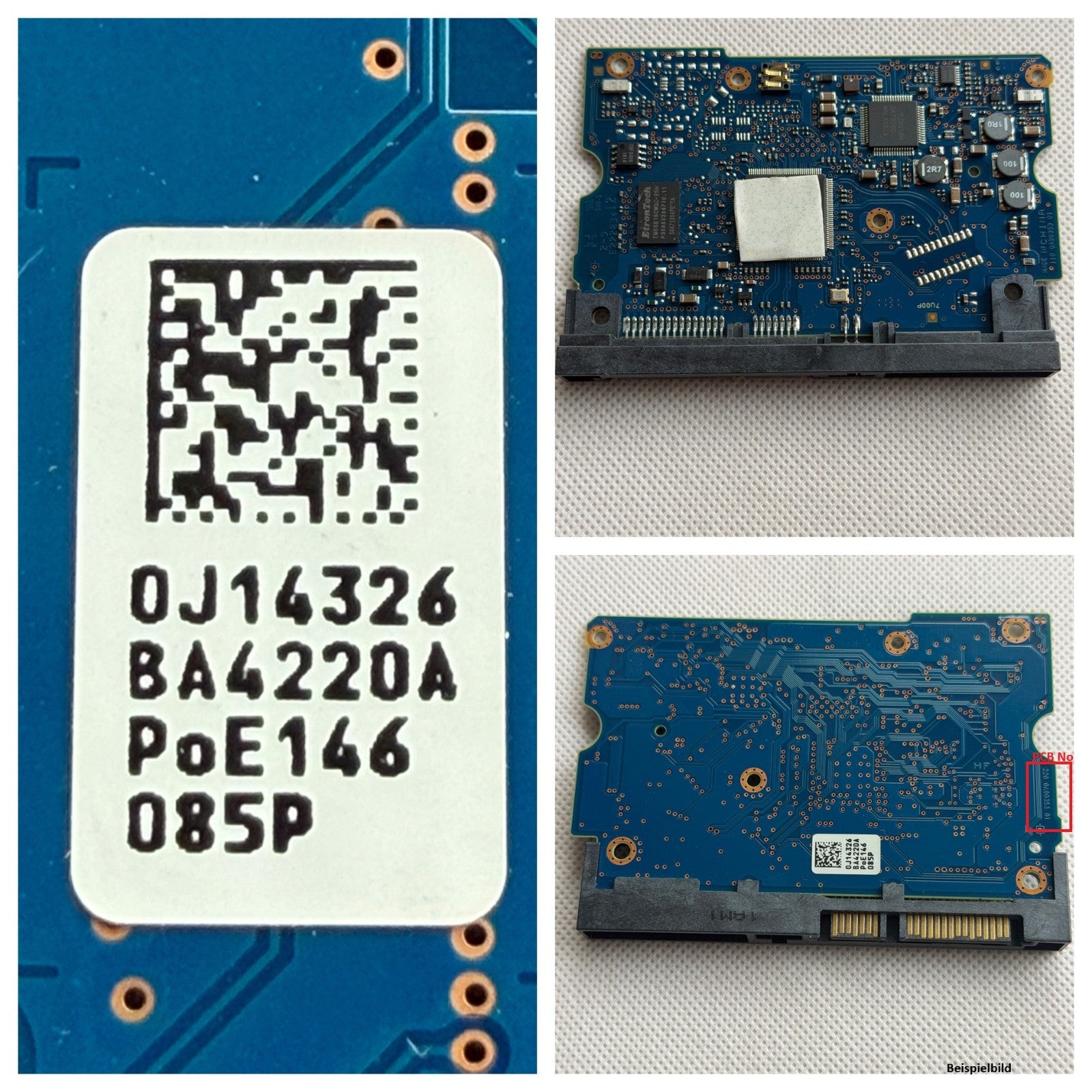 HITACHI HGST PCB Logic Board 220 0A90353 01 - Circuit Board - 0J14326 BA4220A