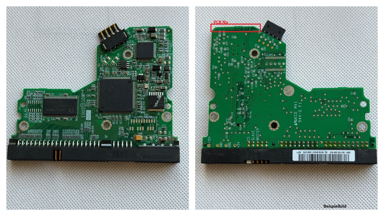 Western Digital PCB Logic Board - Circuit Board - 2060-001130-012 REV A