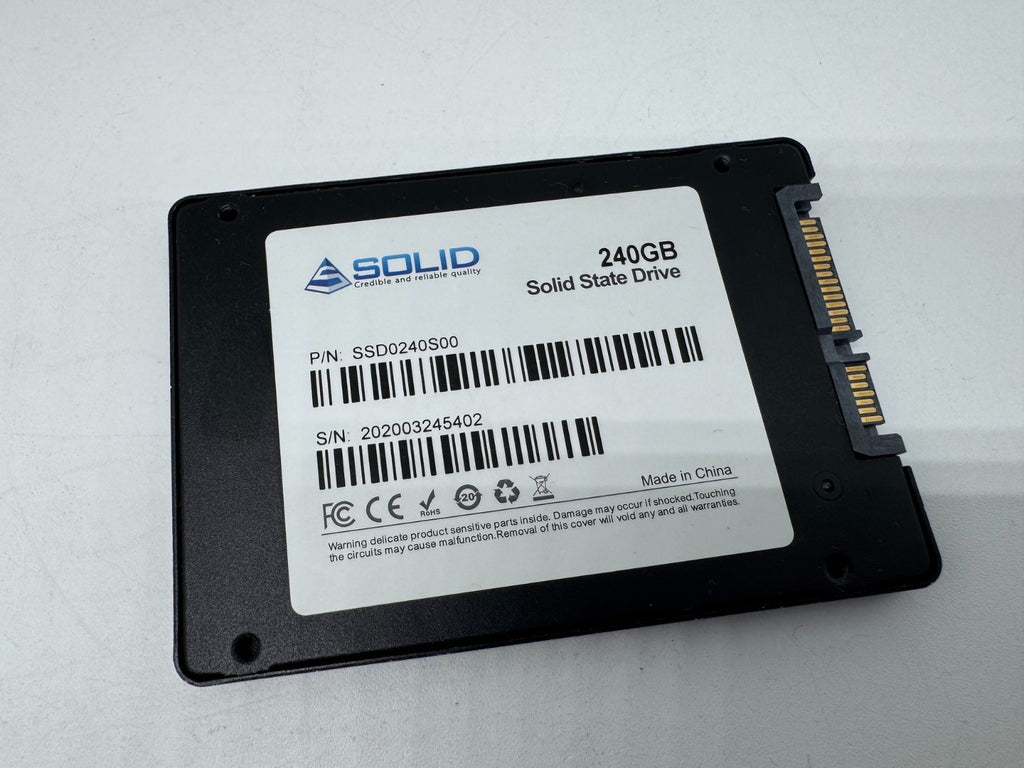 SOLID 240GB SSD Festplatte 2,5" SATA III 6G (SSD0240S00) - 100%