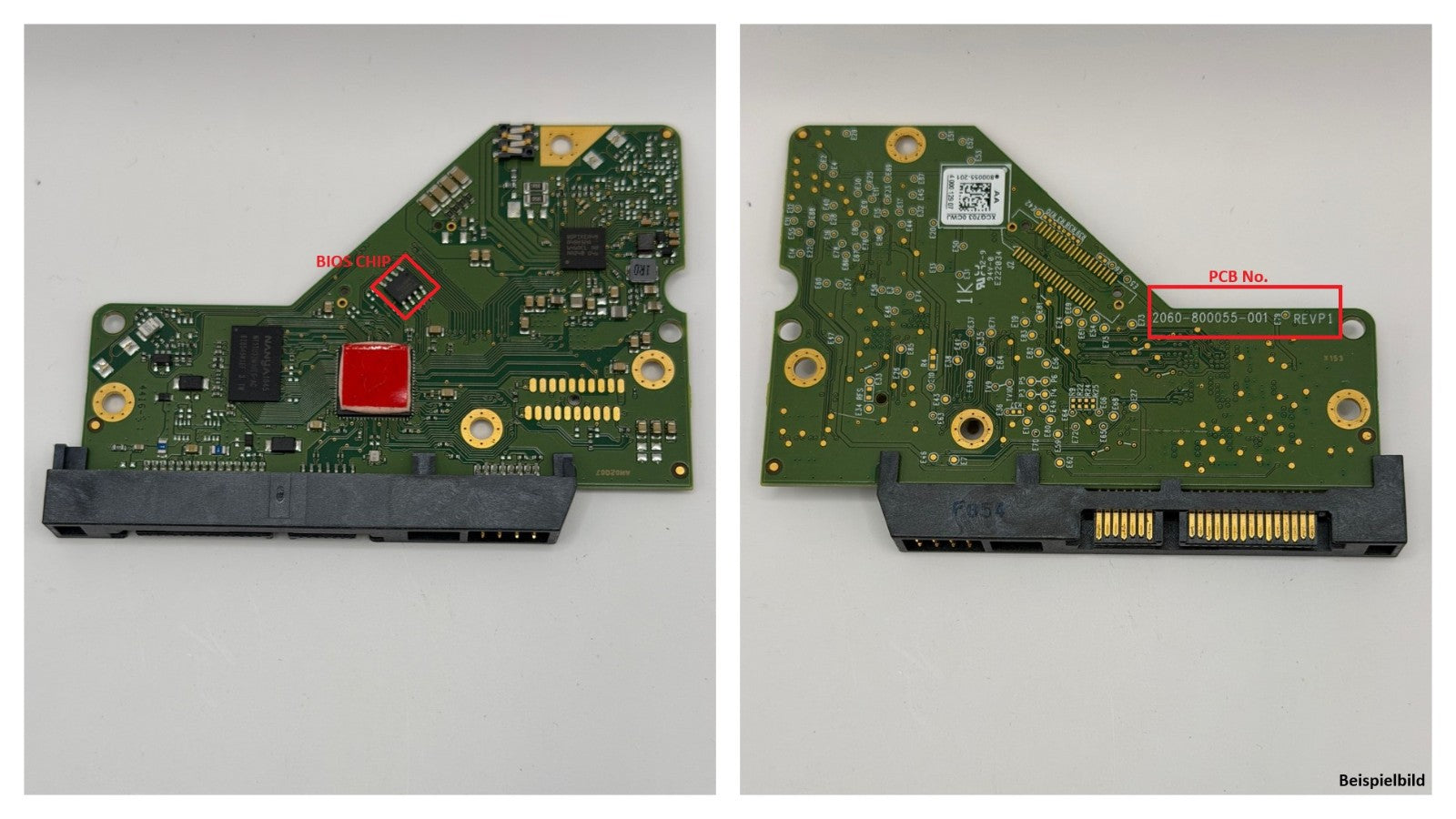 Western Digital PCB Logic Board - Circuit Board - 2060-800055-001 REV P1