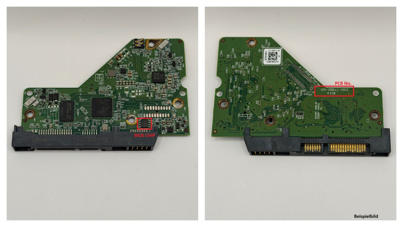 Western Digital PCB Logic Board - Circuit Board - 2060-771985-001 REV A