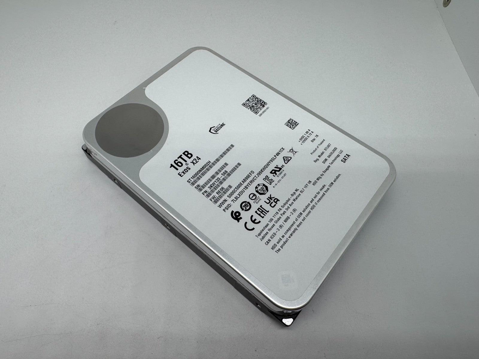 Seagate Exos X24 16TB interne Festplatte ST16000NM002H 3,5 Zoll SATA3 16 TB