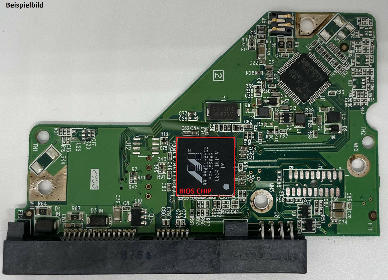 Western Digital PCB Logic Board - Circuit Board - 2060-701537-003 REV A