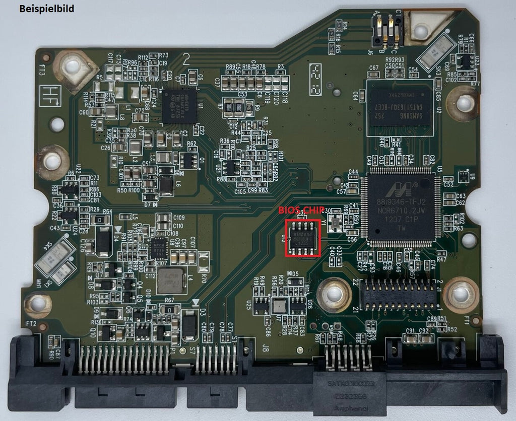 Western Digital PCB Logic Board - Circuit Board - 2060-771822-002 REV P1