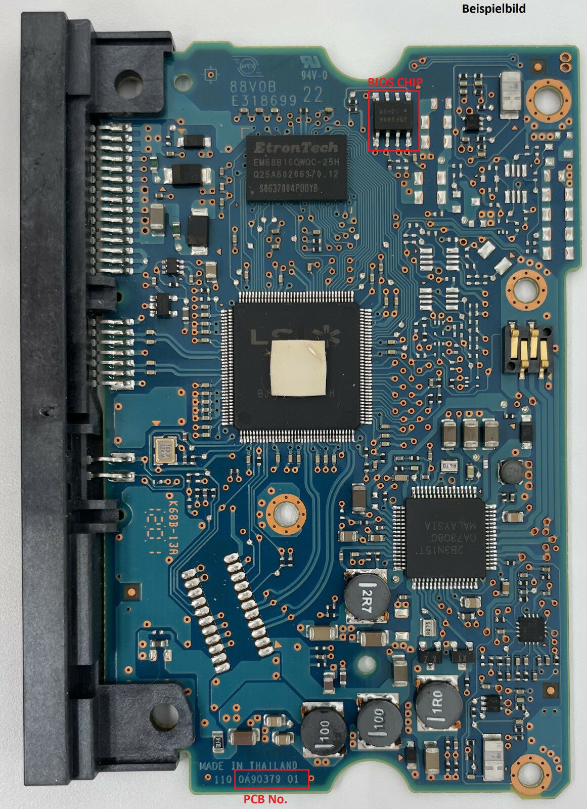 HITACHI HGST PCB Logic Board 0A90379 - Circuit Board - 0J21731 BA4492B