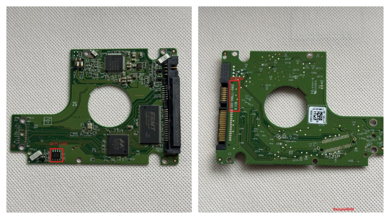 Western Digital PCB Logic Board - Circuit Board - 2060-771960-000 REV A