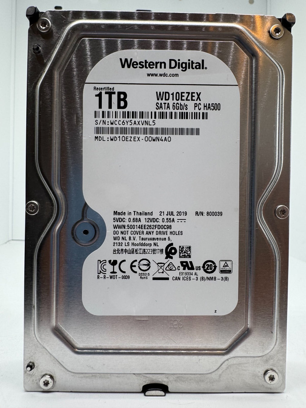 Western Digital WD10EZEX - WD Blue 1TB Festplatte 7200RPM SATA 3 -1 TB