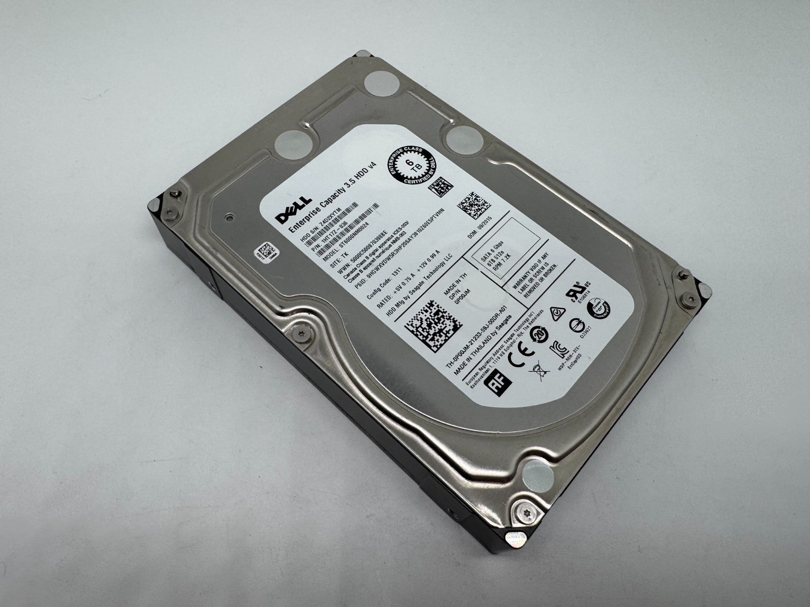 Seagate ST6000NM0024 Enterprise Capacity 3.5 HDD v4 interne 6TB Festplatte SATA3