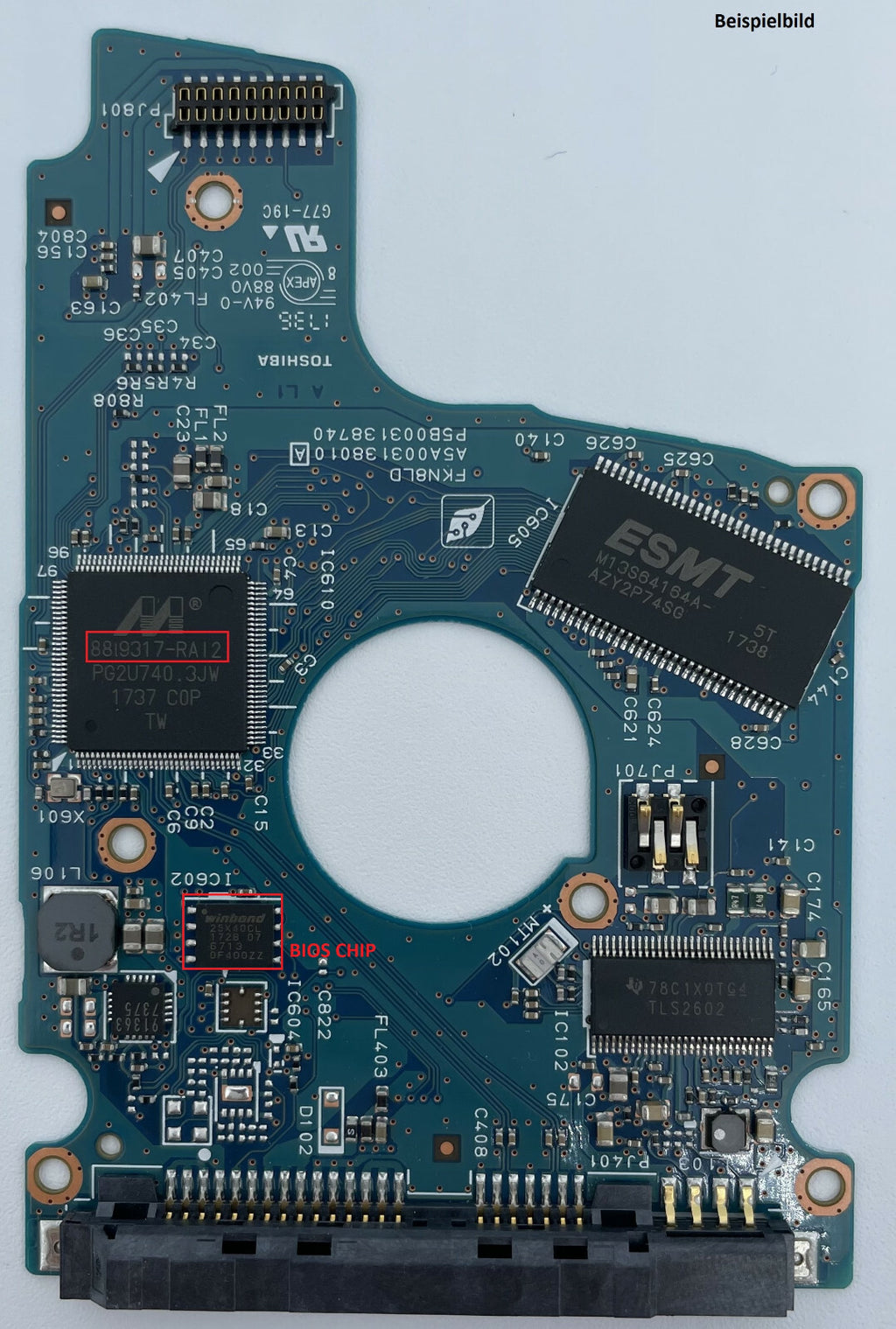 Toshiba PCB Logic Board  G003138A - Circuit Board - 88i9317-RAI2