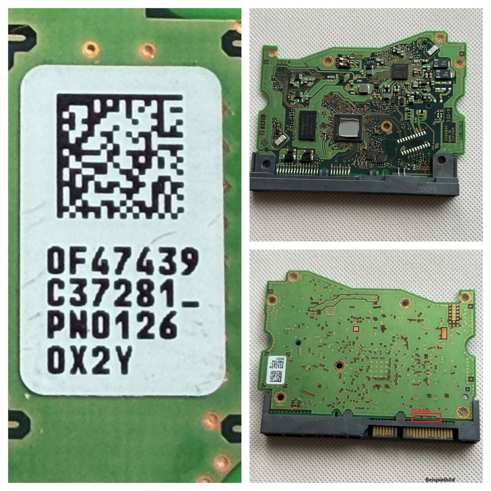 HGST WD PCB Logic Board 004-0B41785 - Circuit Board - 0F47439 C37281_