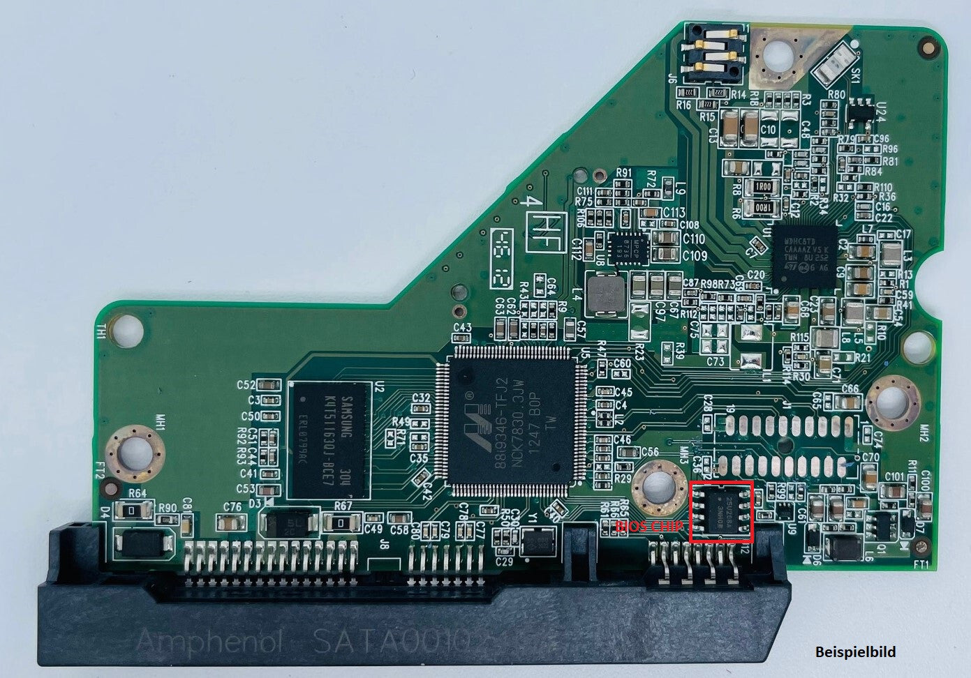 Western Digital PCB Logic Board - Circuit Board - 2060-771824-008 REV P1