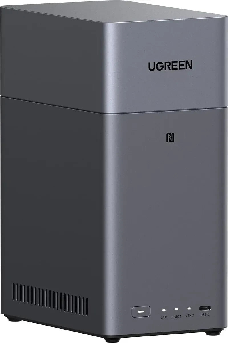 Ugreen NASync DH2300 inkl. 8TB (2x 4TB Toshiba Festplatte) Desktop NAS