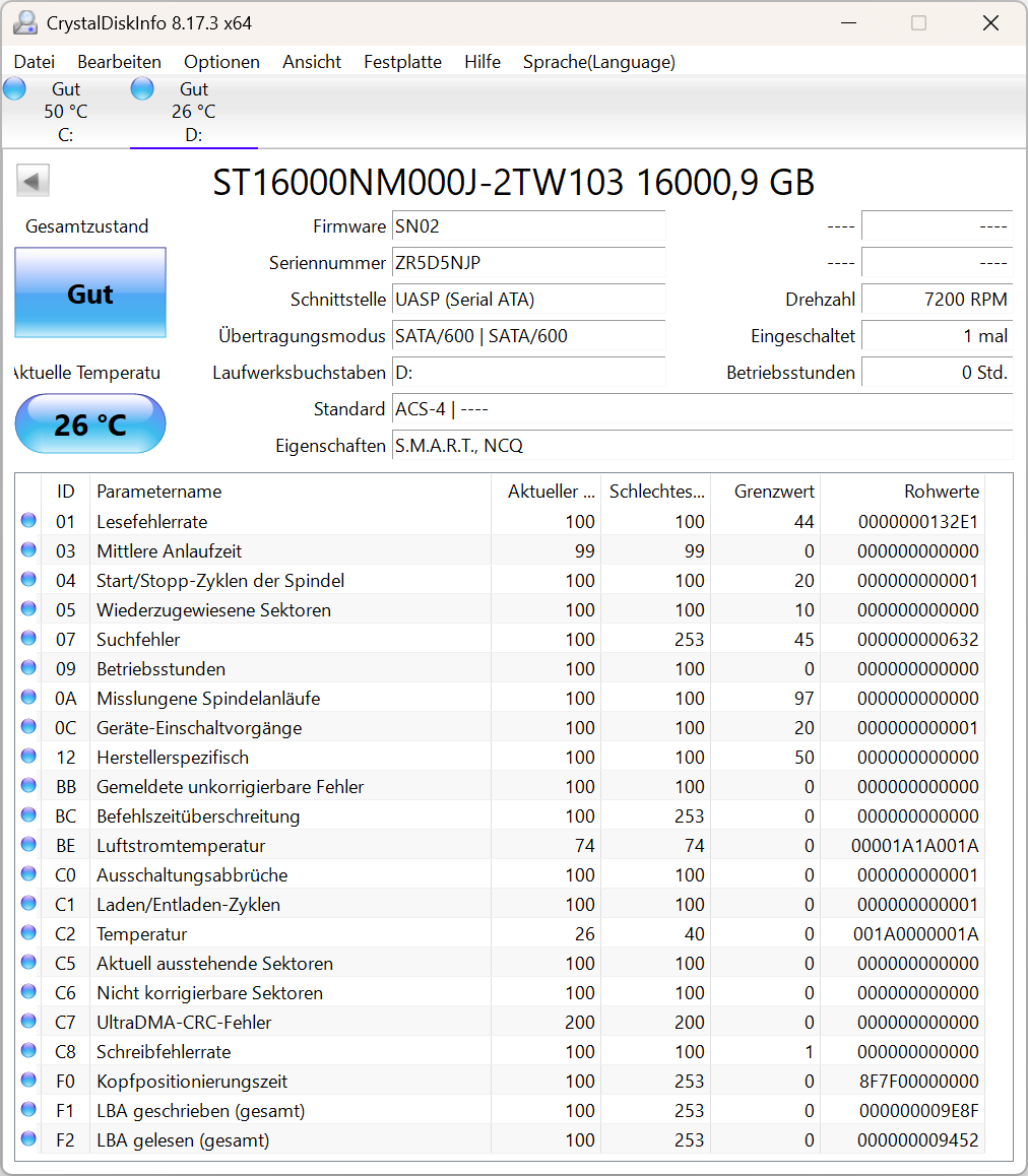 Externe 16TB Festplatte im Expansion Desktop Gehäuse 3,5 Zoll USB 3.0 -NJP