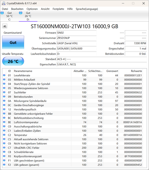 Externe 16TB Festplatte im Expansion Desktop Gehäuse 3,5 Zoll USB 3.0 -NJP