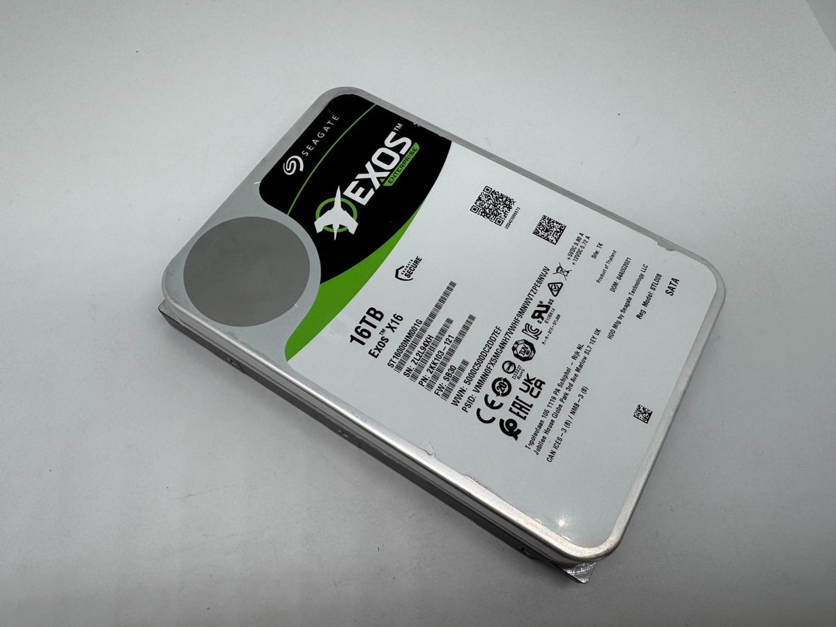 Seagate Exos X16 16TB interne Festplatte ST16000NM001G 3,5 Zoll SATA3 -4XH