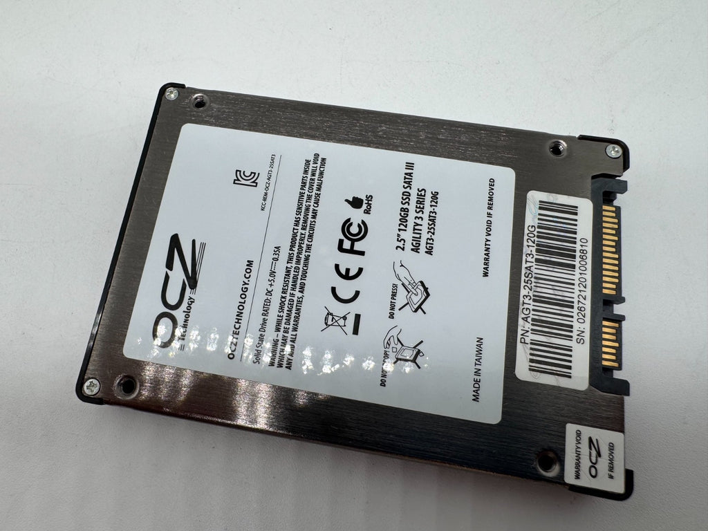 OCZ Agility 3 SSD Series interne Festplatte 2.5" SATA3 (AGT3-25SAT3-120G) - 100%