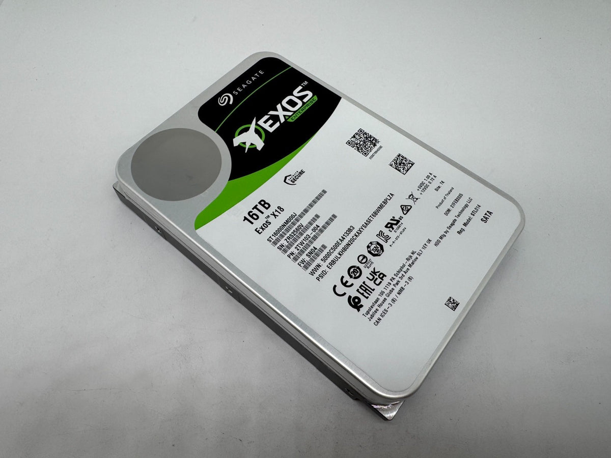 Seagate Exos X18 16TB interne Festplatte ST16000NM000J 3,5 Zoll SATA3 -60V