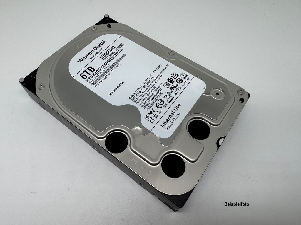 Western Digital 6TB WD60EDAZ intern Festplatte 5400 RPM SATA3 6 TB SATA 3