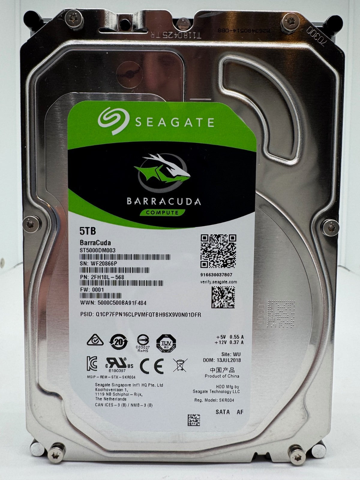 Seagate Barracuda 5TB interne Festplatte 3,5" HDD ST5000DM003 128MB Cache SATA3