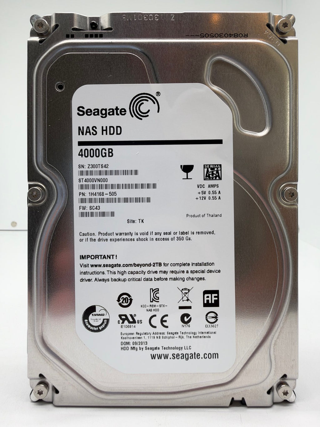 Seagate NAS HDD ST4000VN000 - 4TB 3,5 Zoll SATA3 4 TB -S42